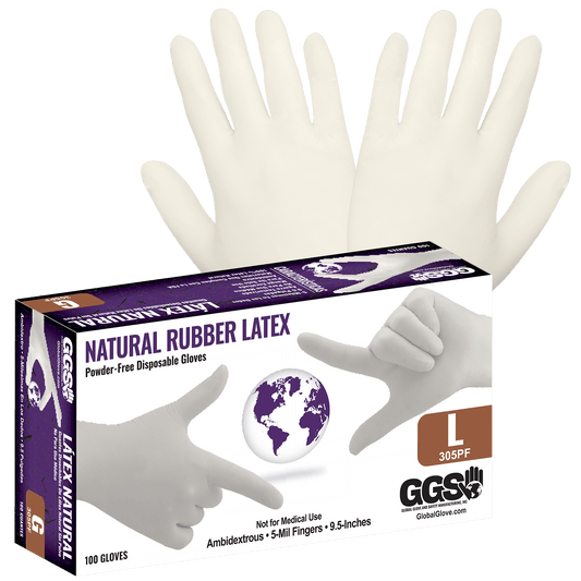 Latex Gloves 305PF-XL (Case of 10 Box)