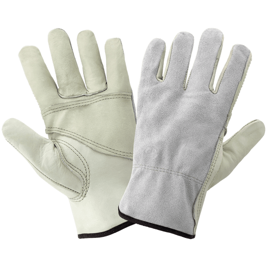 Cow Grain Split Back Gloves 3200PP-9(L)