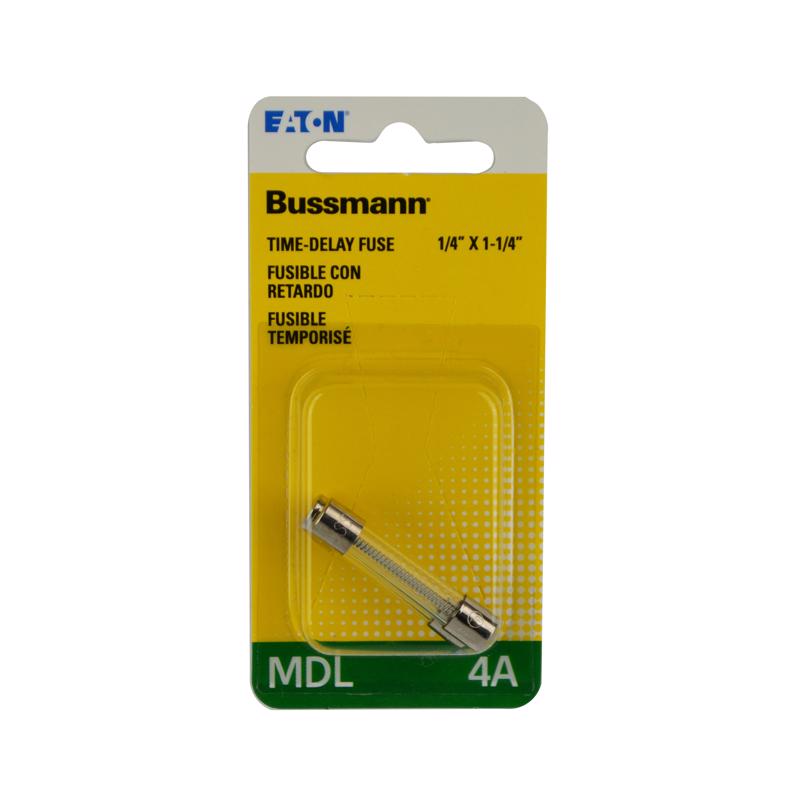 Bussmann 4 amps Time Delay Fuse 2 pk