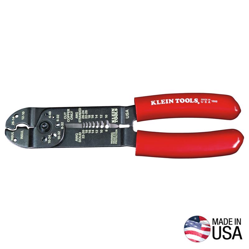 Klein Tools 22 Ga. 7-3/4 in. L Wire Stripper/Cutter