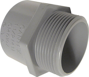 Cantex 1 in. PVC Male Adapter For PVC 5140105C 1 pk