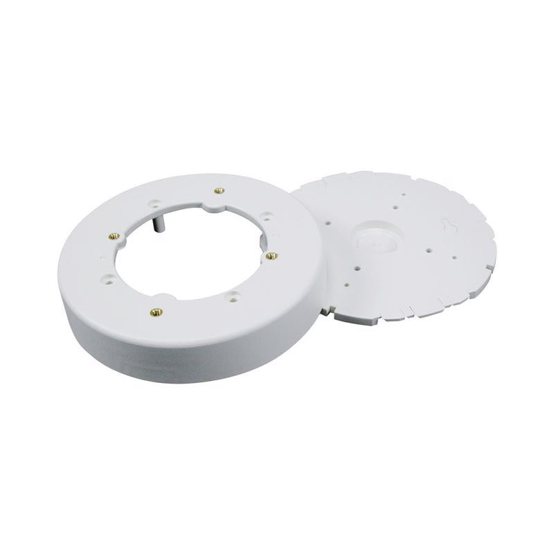 Legrand Round Plastic 1 gang Electrical Box Ivory
