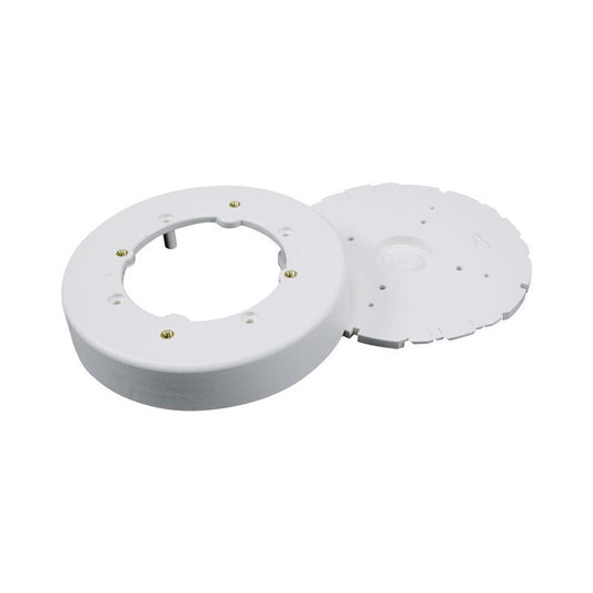 Legrand Round Plastic 1 gang Electrical Box Ivory