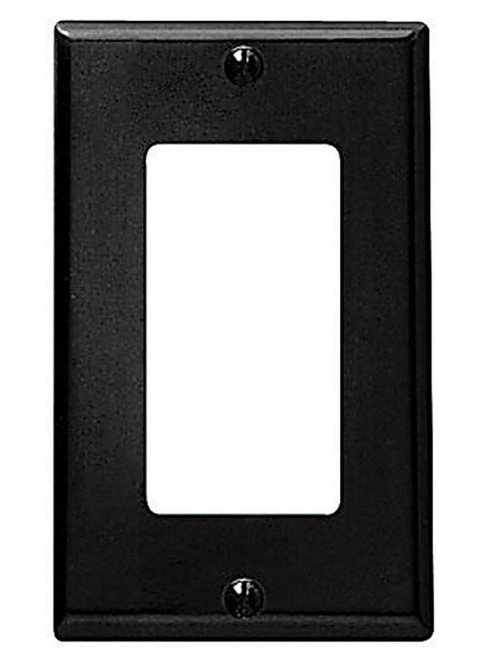Leviton Decora Brown 1 gang Thermoset Plastic Decorator Wall Plate 1 pk