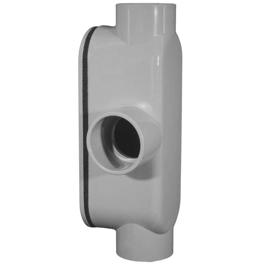 Cantex 1/2 in. D PVC Conduit Body For PVC 1 pk