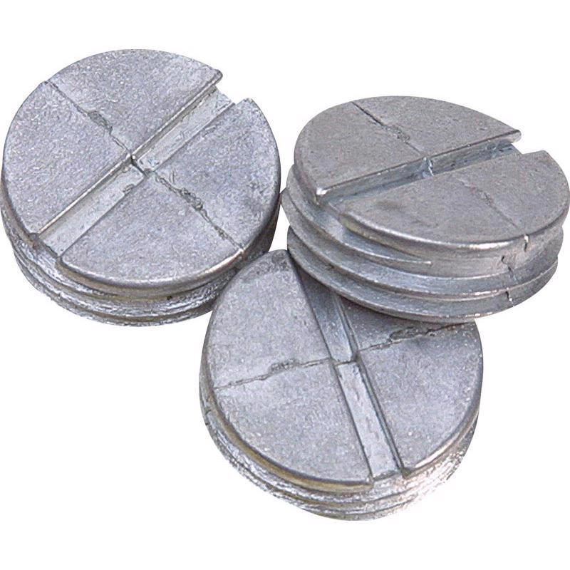 Sigma Engineered Solutions Round Die-Cast Zinc 1 in. H X 3/4 in. W Closure Plug