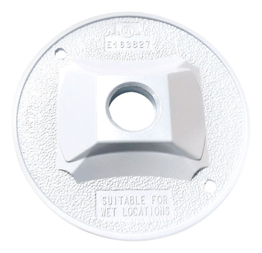 Sigma Engineered Solutions Round Die-Cast Metal 4.13 in. H X 4.13 in. W Lampholder Cover