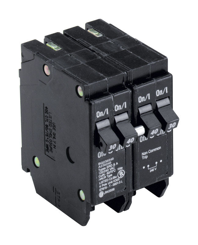 Eaton 30/40 amps Plug In 4-Pole Circuit Breaker
