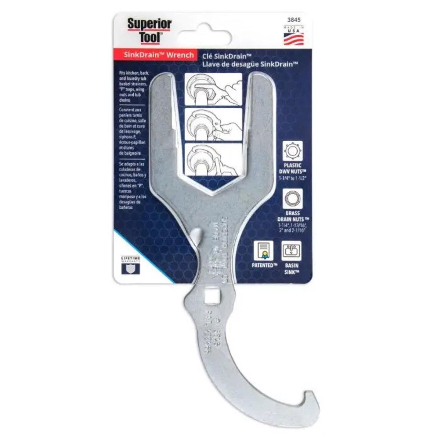 DRAIN WRENCH 5-1/4"