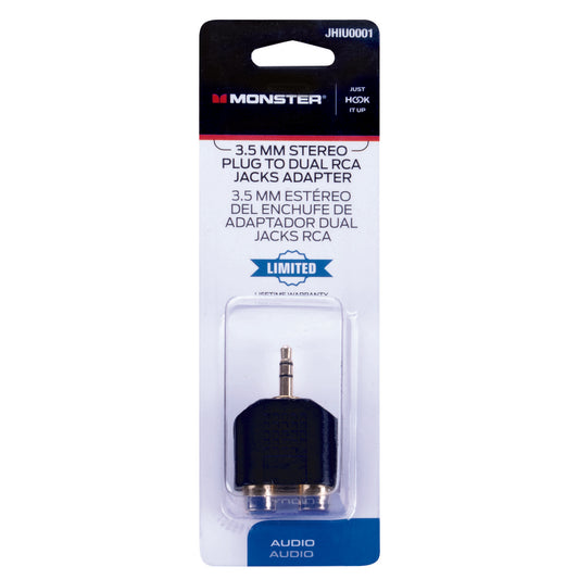 Monster Just Hook It Up Audio Visual Adapter 1 pk