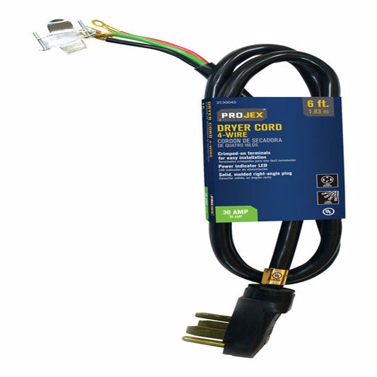 Projex 10/4 SRDT 125/250 V 6 ft. L Dryer Cord