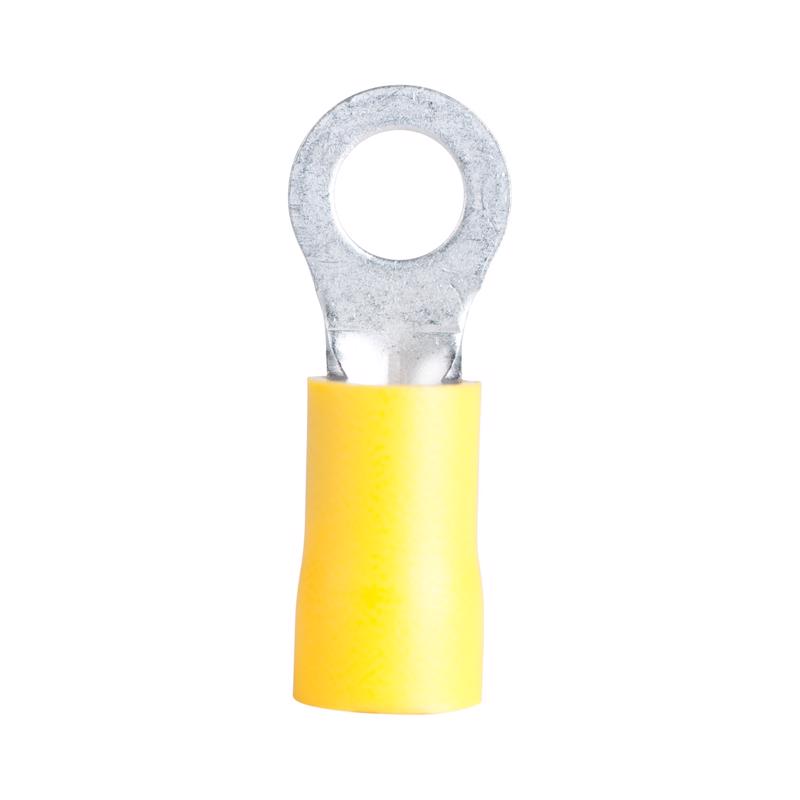 Gardner Bender 4 Ga. Insulated Wire Ring Terminal Yellow 4 pk