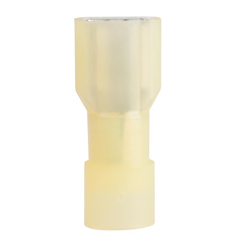 Gardner Bender 12-10 Ga. Insulated Wire Female Disconnect Yellow 4 pk
