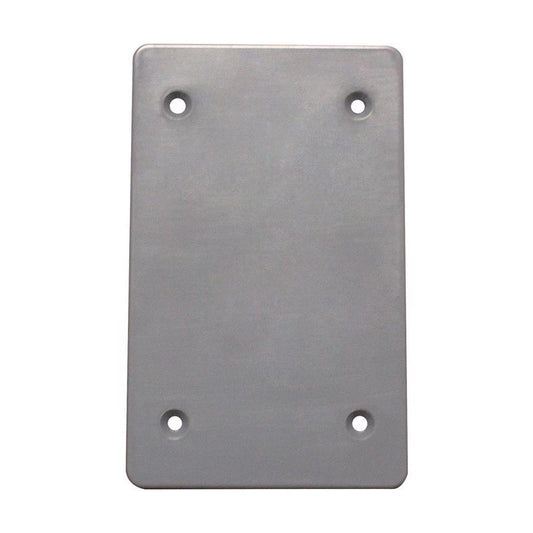 Sigma Engineered Solutions Rectangle Plastic 1 gang 4.63 in. H X 2.87 in. W Flat Box Cover