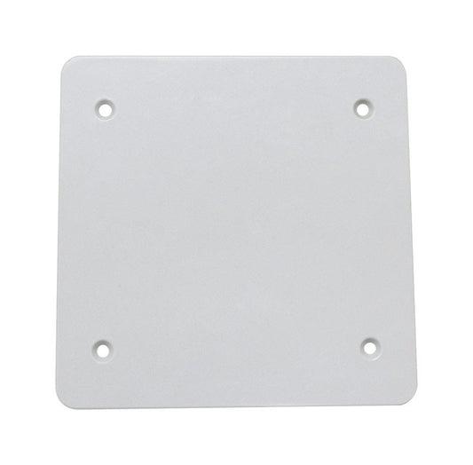 Sigma Engineered Solutions Square Plastic 2 gang 4.84 in. H X 4.84 in. W Flat Box Cover