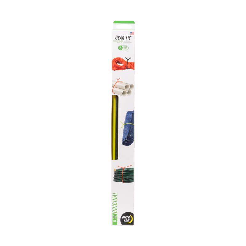 Nite Ize Gear Tie 32 in. L Assorted Twist Ties 6 pk