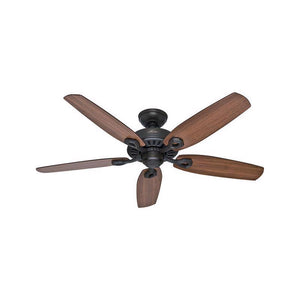 Hunter Builder 52 in. New Bronze Brown Indoor Ceiling Fan 53242