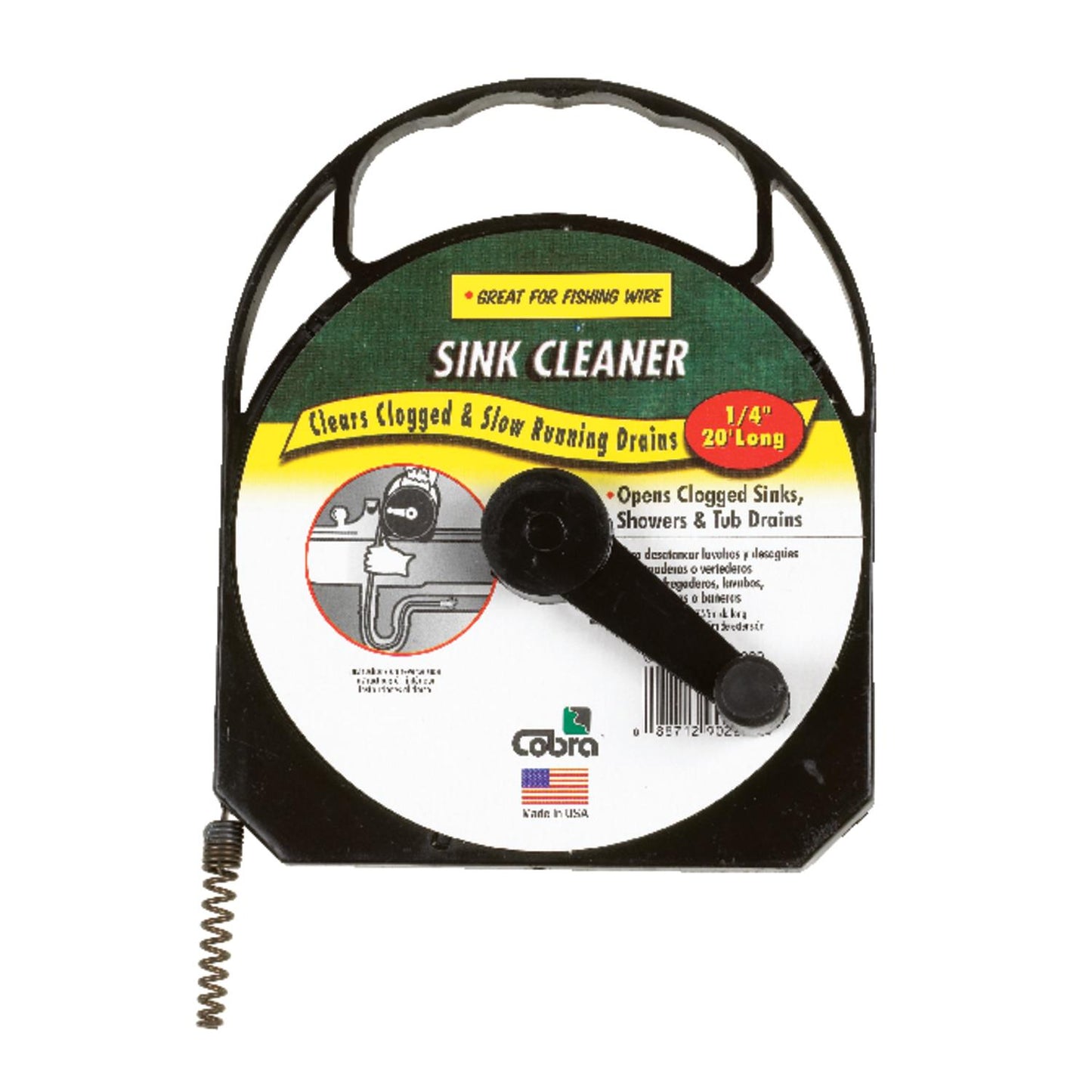 Cobra 20 ft. L Drain Pipe Auger