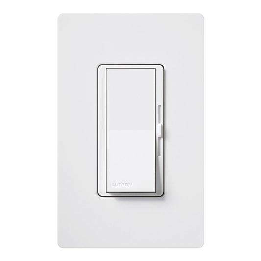 Lutron Diva White 300 W Tap Dimmer Switch 1 pk