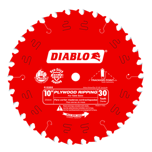 Diablo Tracking Point 10 in. D X 5/8 in. TiCo Hi-Density Carbide Ripping Saw Blade 30 teeth D1030X 1 pk