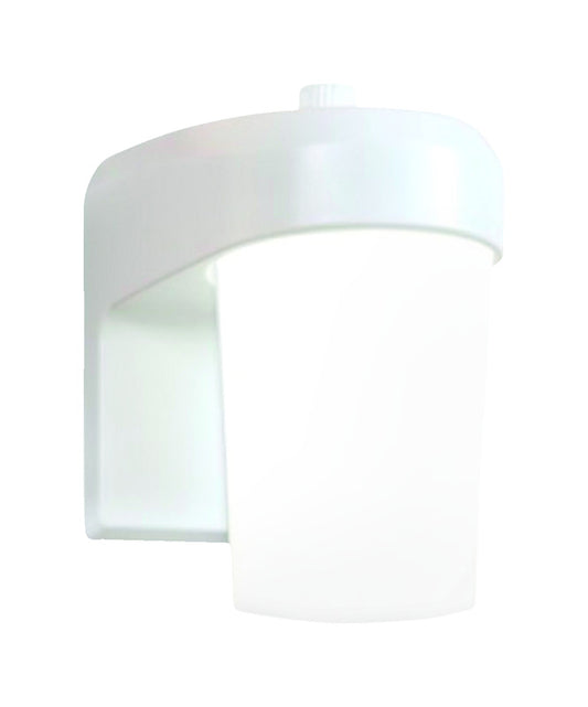 Halo White Dusk to Dawn LED Jelly Jar Light w/Photocell