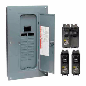 Square D 100 amps 120/240 V 20 space 40 circuits Combination Mount Load Center Main Breaker Kit HOM2040M100PQCV