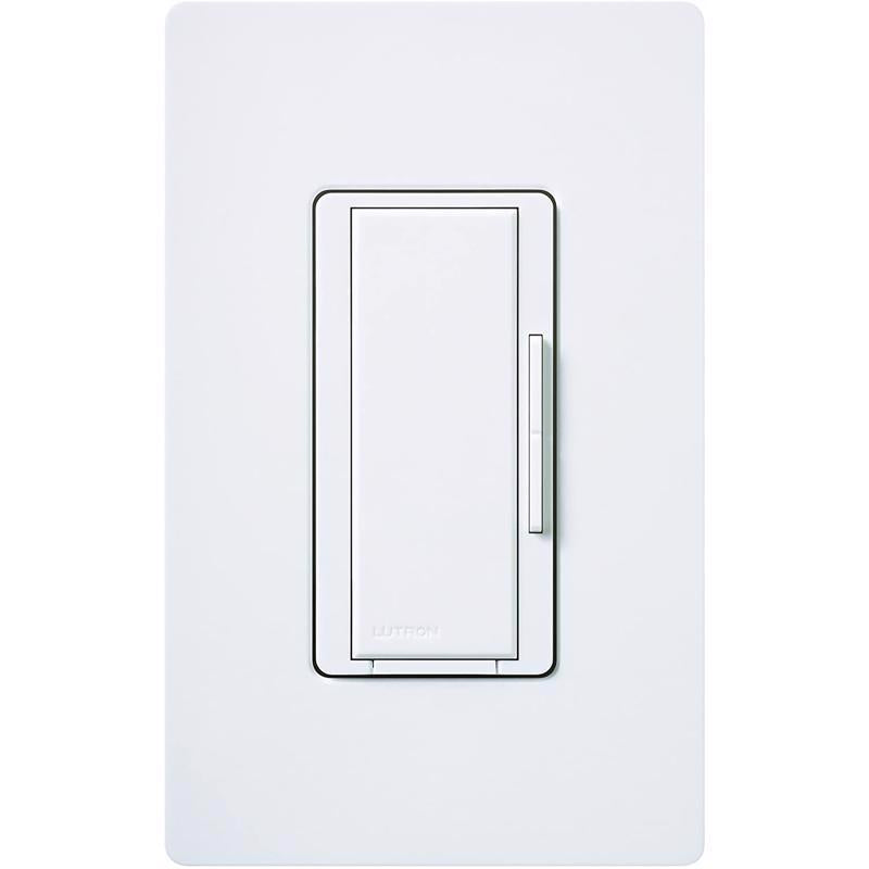 Lutron Maestro White 600 W Dual Control Dimmer Switch 1 pk
