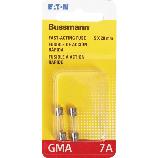 Bussmann 7 amps Fast Acting Fuse 2 ct