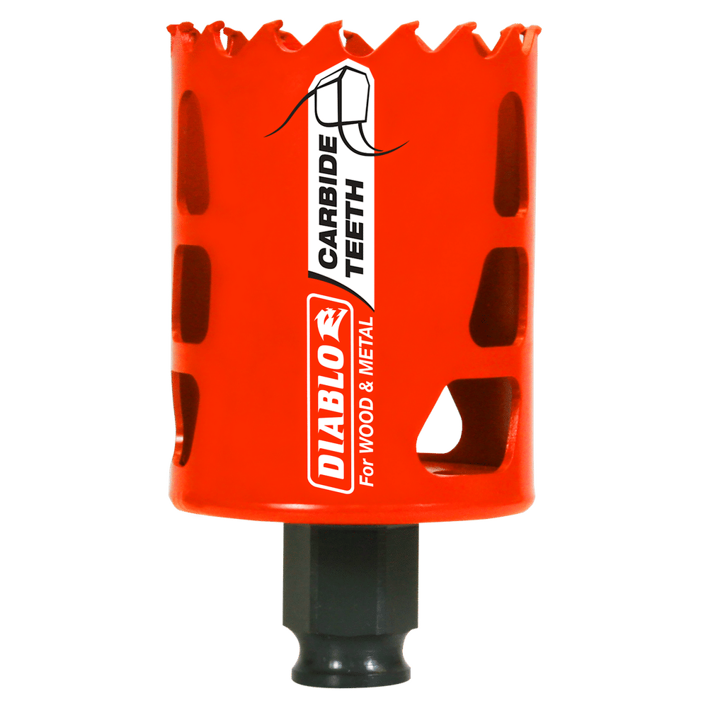 Diablo Snap-Lock Plus 2 in. Carbide Tipped 2-3/8 in. L X 3/8 in. D Hole Saw