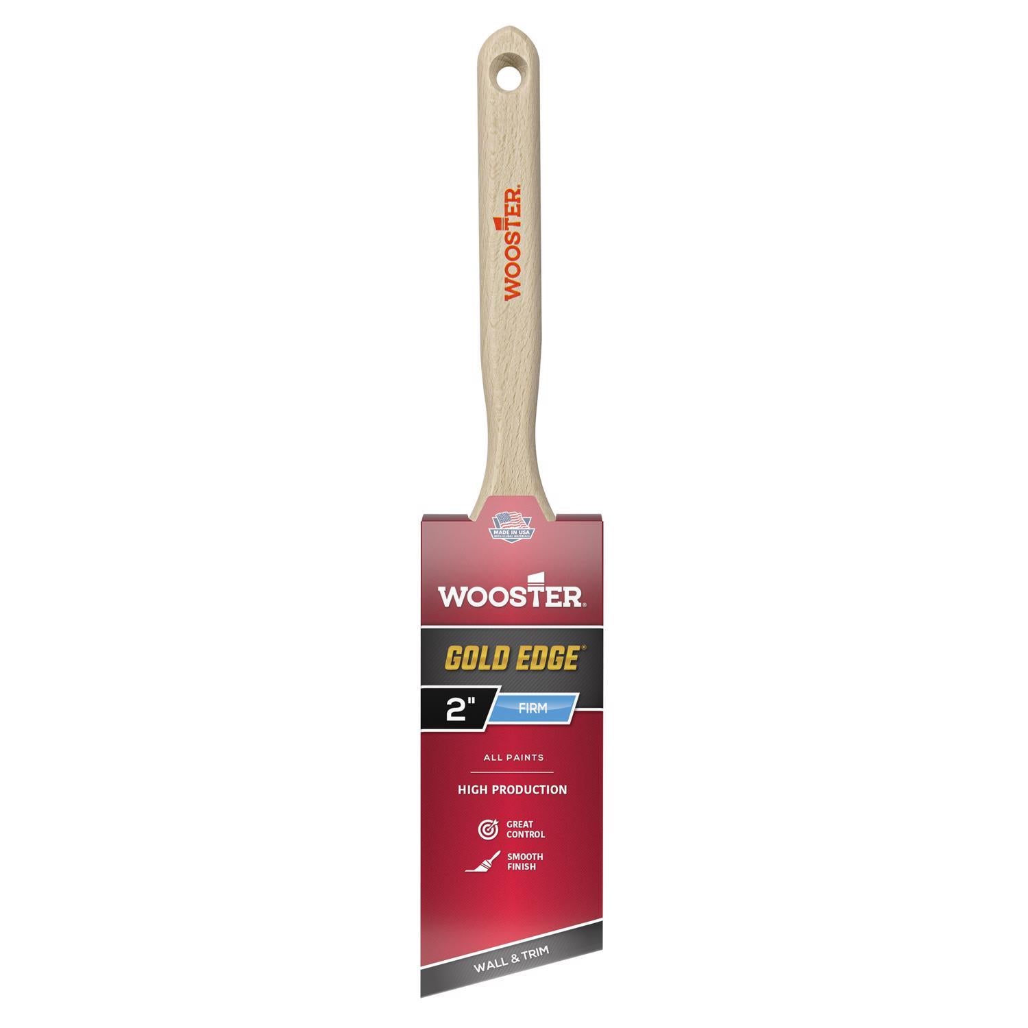 PAINT BRSH GOLD EDGE 2"