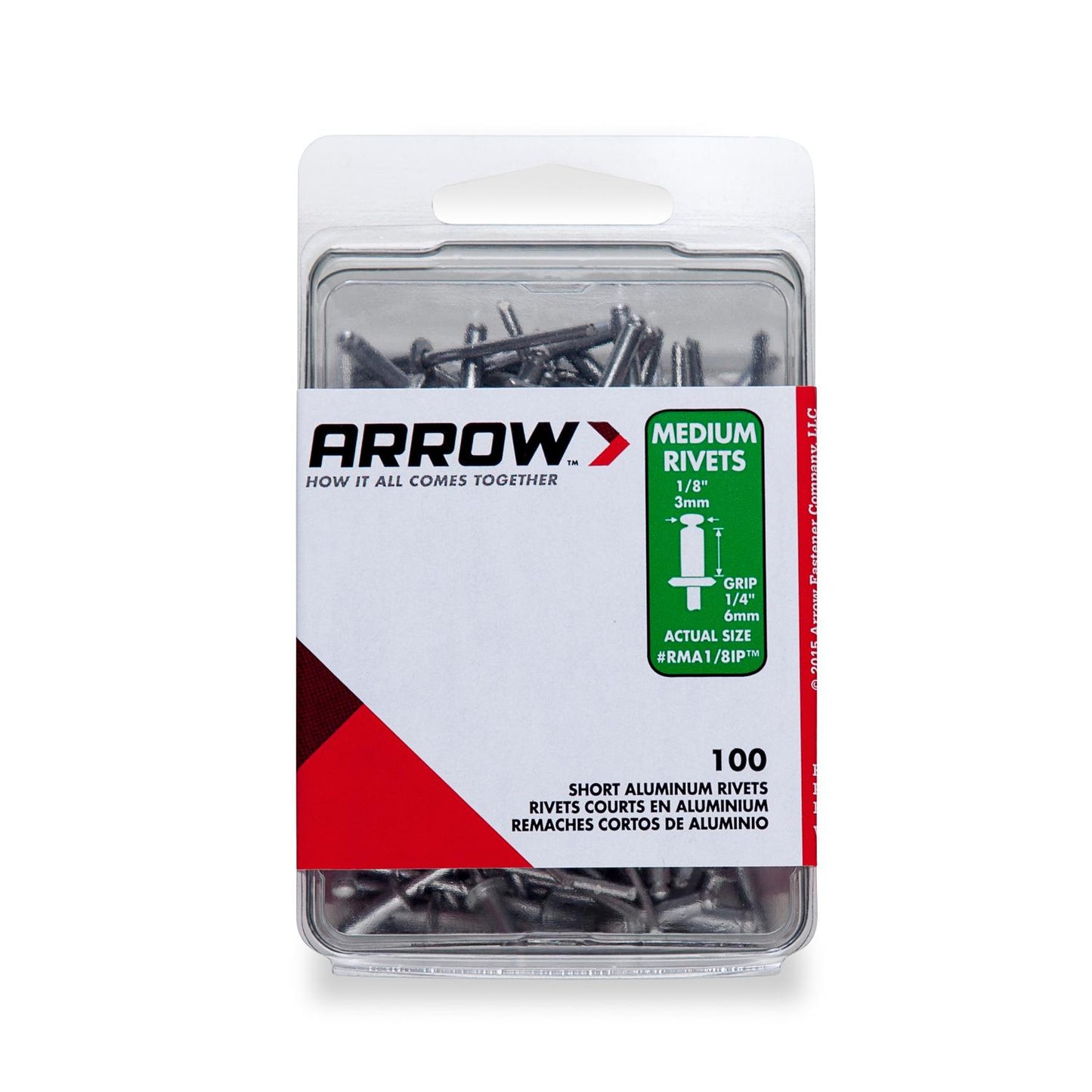 RVT AL 1/8"X1/4" 100PK