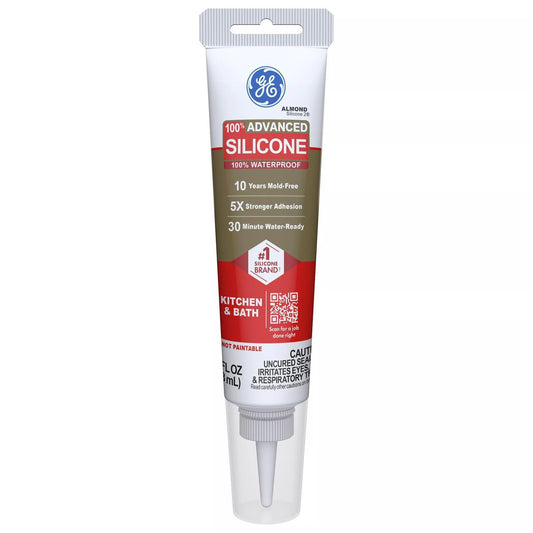 SILICONE II K&B2.8OZ ALM