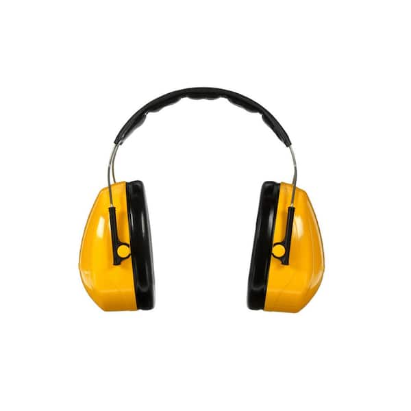 3M PELTOR Optime 98 Earmuff, 25 dB NRR, Yellow, Over-the-Head