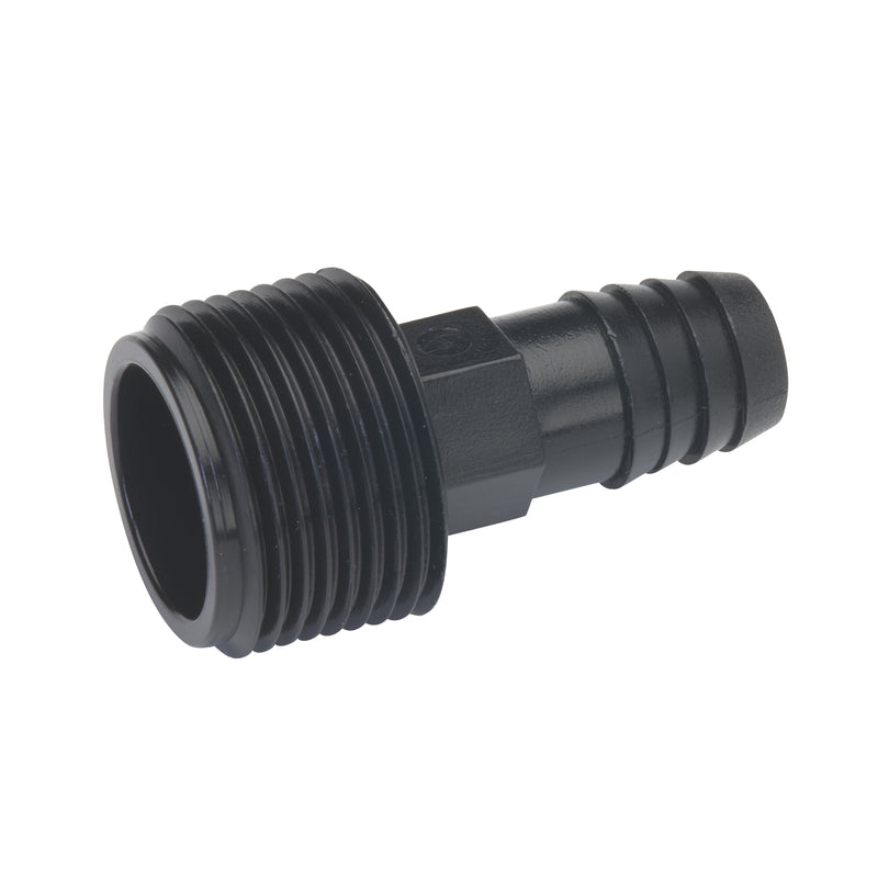 B&K 3/4 in. MPT X 1/2 in. Barb Plastic Adapter 1 pk