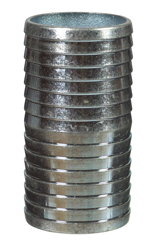 STZ Industries 2 in. Barb X 2 in. Barb Galvanized Steel Coupling