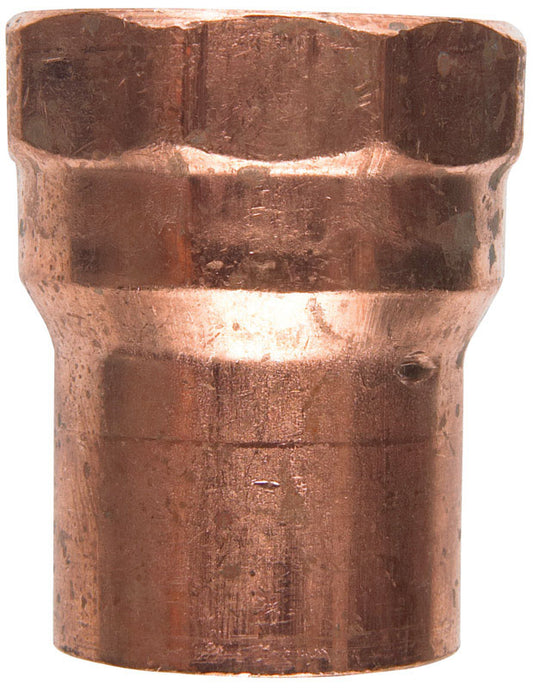 NIBCO 1-1/4 in. Solder X 1-1/4 in. D Solder Copper Adapter 1 pk
