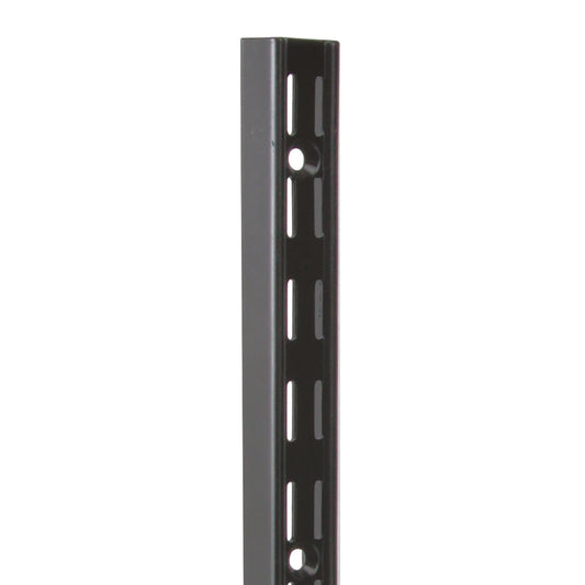 Knape & Vogt Black Steel Regular Duty Shelf Support 14 Ga. 48 in. L