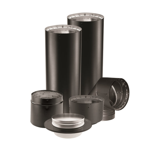 DuraVent DVL 6 in. D X 60 in. L Aluminum/Galvanized Steel Double Wall Stove Pipe Kit
