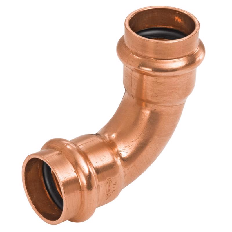 NIBCO Contractor 1/2 in. Press X 1/2 in. Press Copper 90 Degree Elbow 10 pk