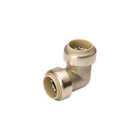 B&K Proline Push to Connect 1/2 in. PTC X 1/2 in. D PTC Brass 90 Degree Elbow