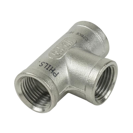 BK Products Proline 1/2 in. FIP in. X 1/2 in. D FIP 1/2 in. D FIP Stainless Steel 4 in. L Tee