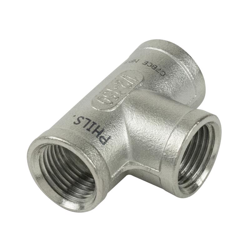 BK Products Proline 3/4 in. FIP X 3/4 in. D FIP 3/4 in. D FIP Stainless Steel 4 in. L Tee