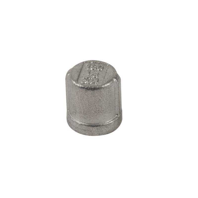 BK Products Proline 1-1/4 in. FIP in. Stainless Steel 4 in. L Cap