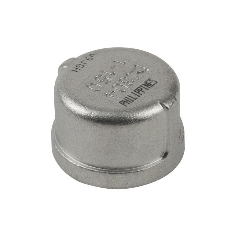 BK Products Proline 3/8 in. FIP in. Stainless Steel 4 in. L Cap
