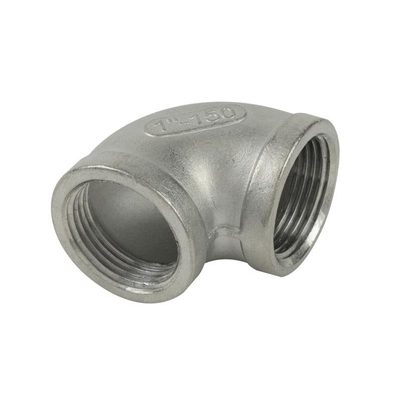 BK Products Proline 1-1/2 in. FIP in. X 1-1/2 in. D FIP Stainless Steel 90 Degree Elbow