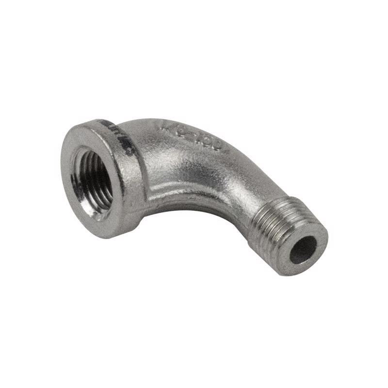 BK Products Proline 1/4 in. MIP in. X 1/4 in. D FIP Stainless Steel 90 Degree Street Elbow