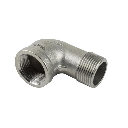 B&K Proline 3/4 in. MIP X 3/4 in. D FIP Stainless Steel 90 Degree Street Elbow