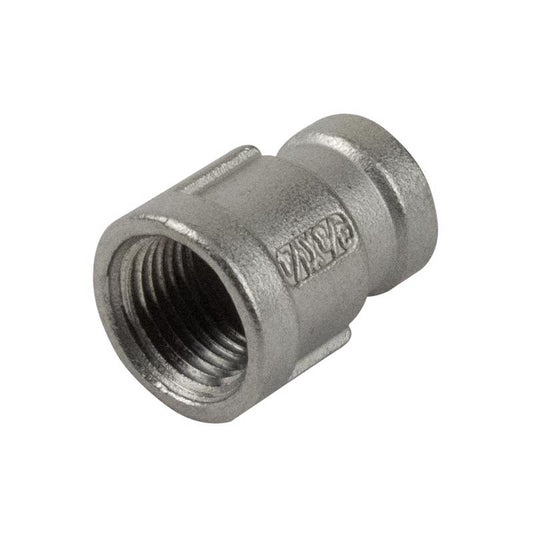 B&K Proline 3/8 in. FIP X 1/4 in. D FIP Stainless Steel Reducing Coupling