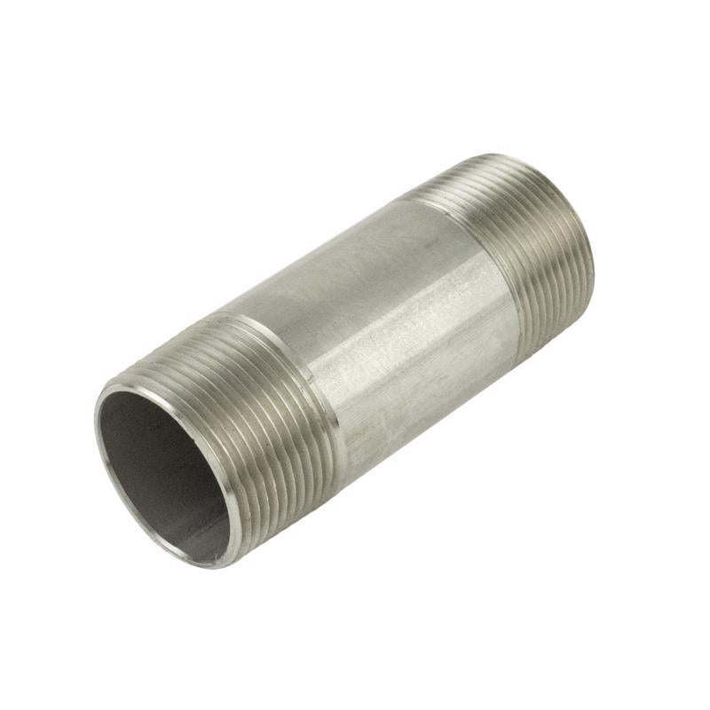 BK Products Proline 1-1/4 in. MIP in. X 1-1/4 in. D MIP Stainless Steel 3 in. L Nipple