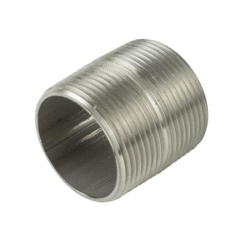BK Products Proline 3/4 in. MIP in. X 3/4 in. D MIP Stainless Steel 5.5 in. L Close Nipple